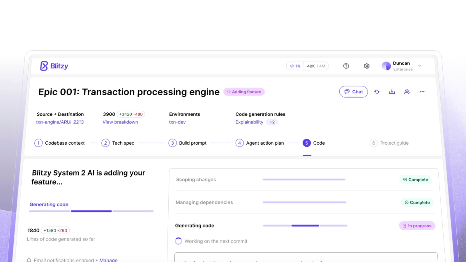Blitzy: the Blitzy OS agentic development platform