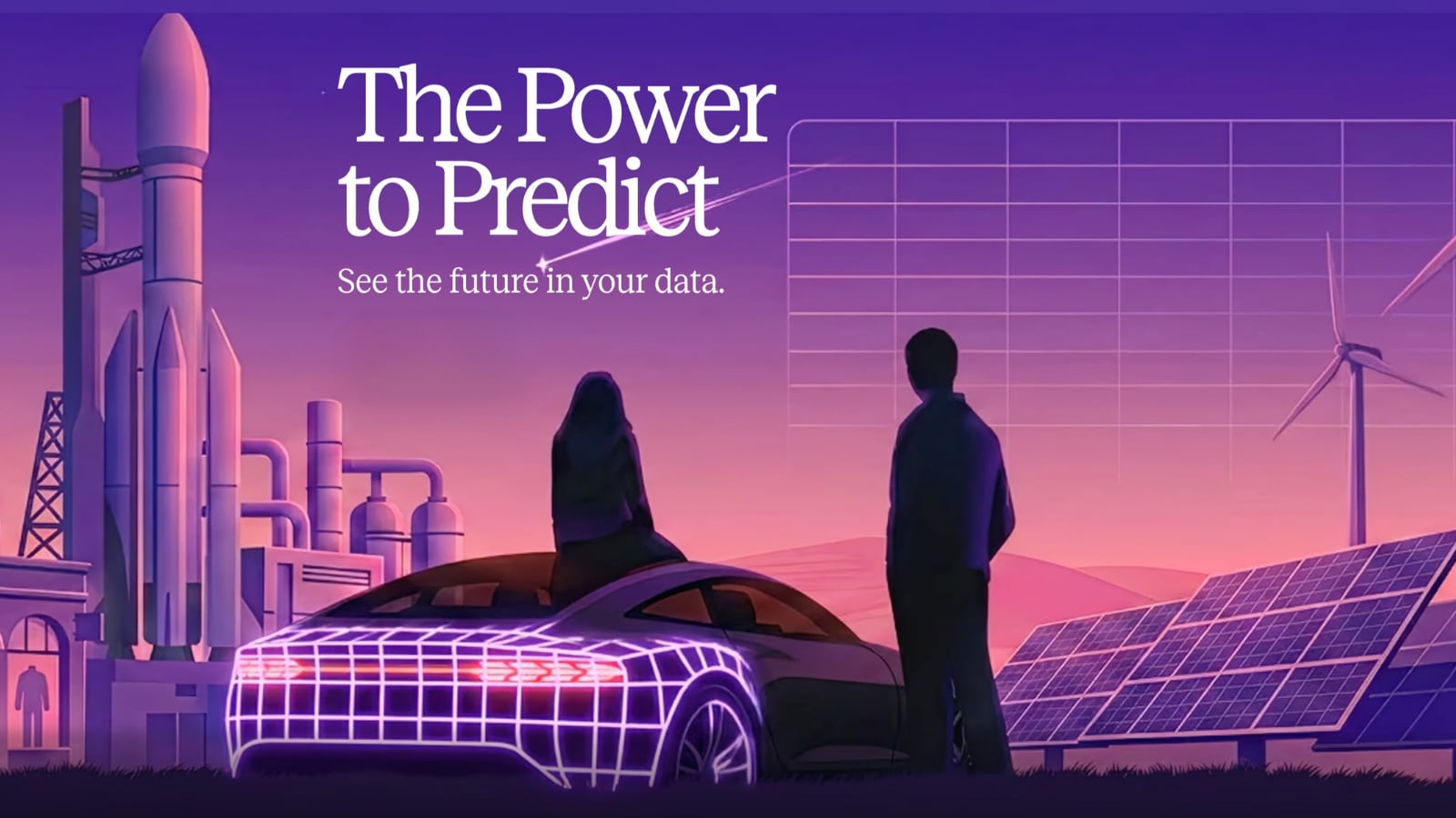 Fundamental: brand illustration, 'the power to predict'