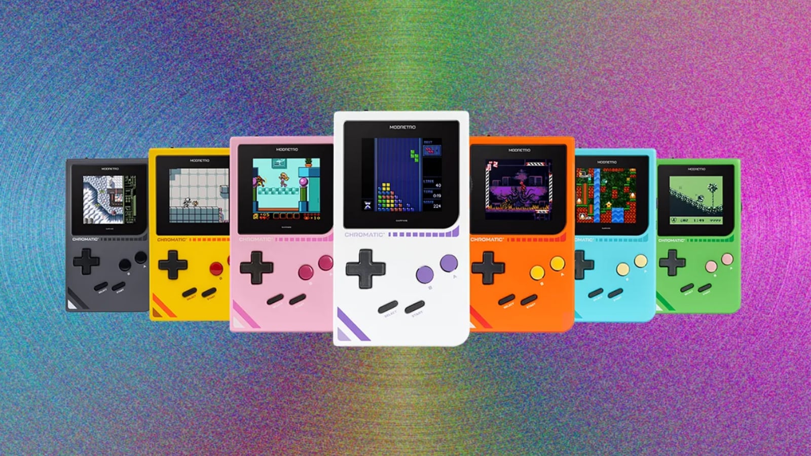 ModRetro: the Chromatic handheld console in seven colors