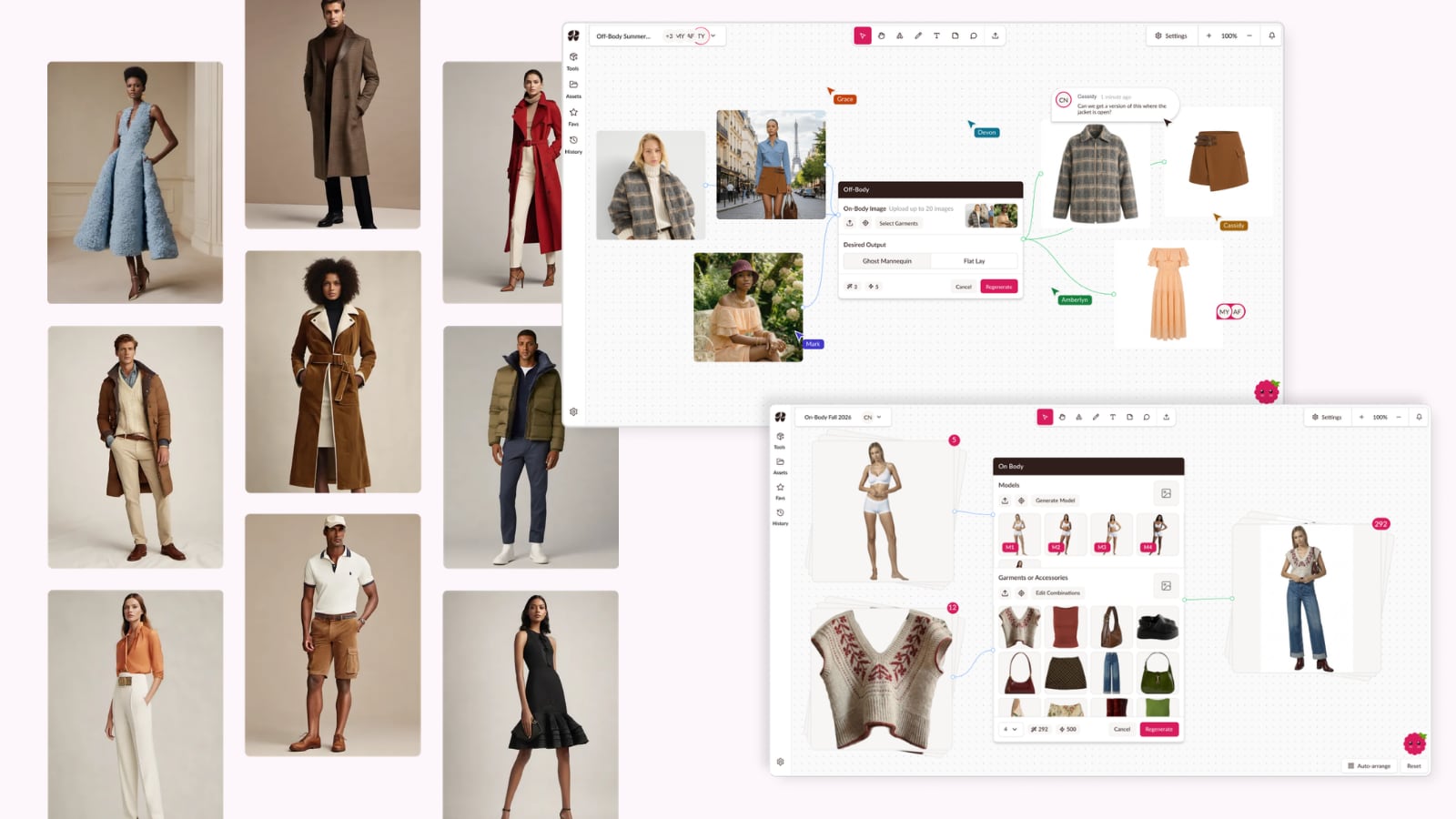 Raspberry AI: AI-generated apparel design concepts