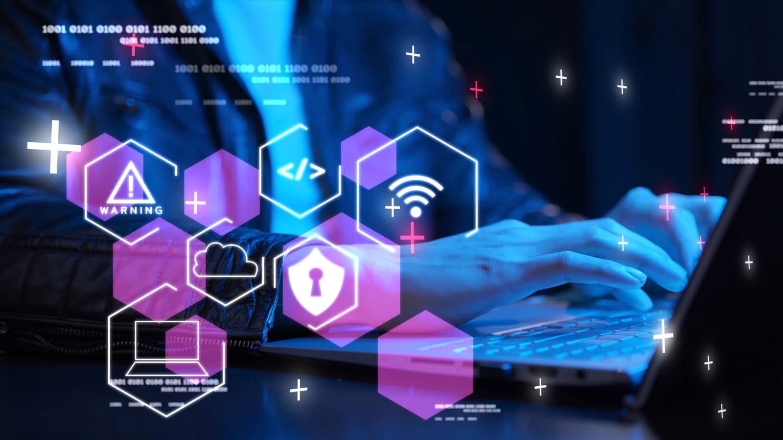 Tangibly: icons representing IP and cybersecurity protection