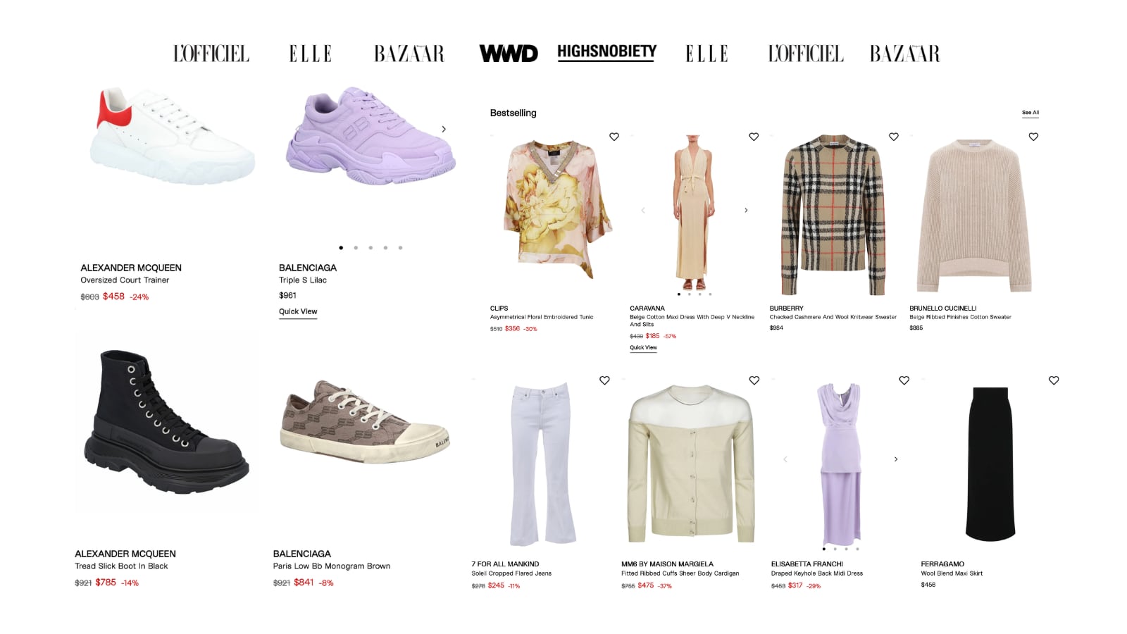 The List: luxury fashion pieces featured across press
